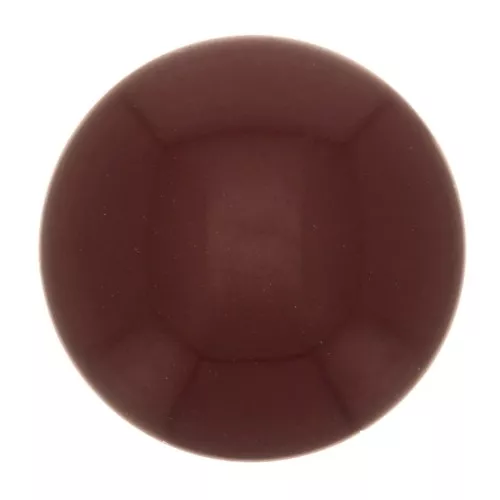 Cabochon rond en résine opaque 14 mm - Grenat x1