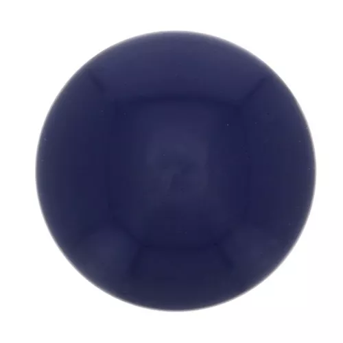 Cabochon rond en résine opaque 14 mm - Bleu marine x1