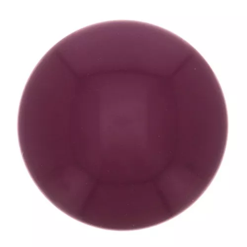 Cabochon rond en résine opaque 14 mm - Aubergine x1