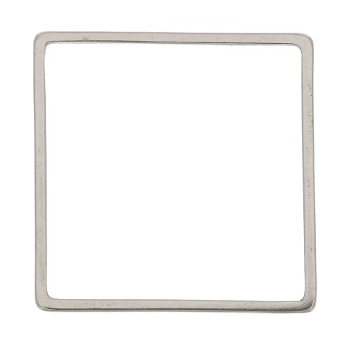 Anneau de montage et tissage carré 20x20 mm - Acier inoxydable 316L x1