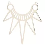 Intercalaire pour collier forme ethnique 41x38 mm - Acier inoxydable x1