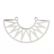 Intercalaire pour collier forme aztèque 39x21 mm - Acier inoxydable x1