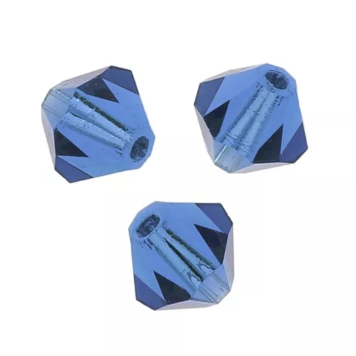 Perles toupies Preciosa - Rondelle Bead 6 mm - Sapphire x12