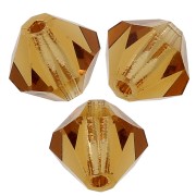 Perles toupies Preciosa - Rondelle Bead 6 mm - Light Colorado Topaz x12|raw }}