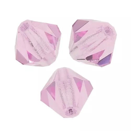 Perles toupies Preciosa - Rondelle Bead 6 mm - Pink Sapphire x12