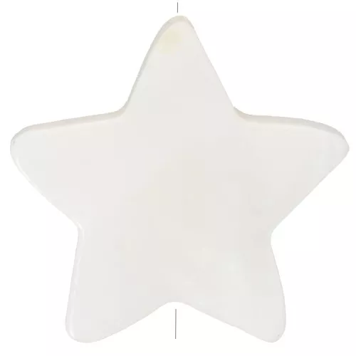 Etoiles en nacre 18 mm x4