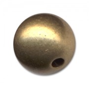 Perles Rondes en résine CCB 10 mm Bronze x 10|raw }}