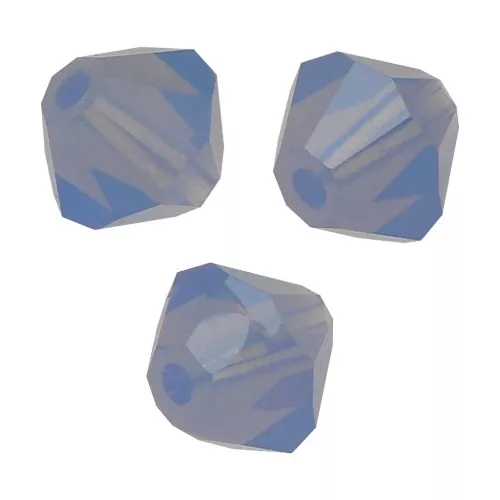 Perles toupies Preciosa - Rondelle Bead 6 mm - Light Sapphire Opal x12