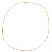 Tour de cou maille serpentine 1,1 mm en  Gold filled (or laminé)   x 45cm