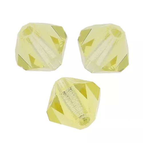 Perles toupies Preciosa - Rondelle Bead 6 mm - Jonquil x12