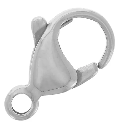 Fermoir mousqueton 13 mm - Acier inoxydable 304L x1