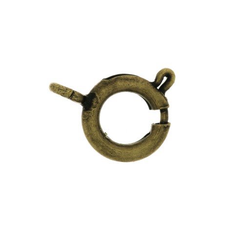 Fermoir à ressort 9 mm - Bronze x1