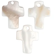 Croix en Nacre 12x10 mm x10