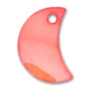 Demi-lune Nacre 13 mm Corail x10|raw }}