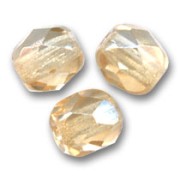 Facettes 6 mm Luster Topaz Gold x25|raw }}