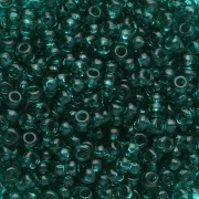 Perles rocailles Preciosa 9/0 2.5 mm - Emerald x20g