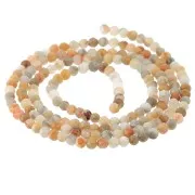 Perles Rondes facettées 2.5 mm pierre gemme - Agate Crazy x38cm