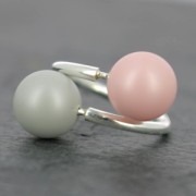 Bague flexible double - Taille 56 pour semi-percées en Argent 925 x1