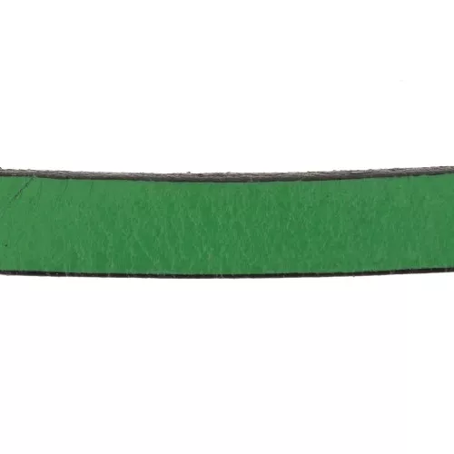 Lacet cuir 10 mm Vert sapin x30cm
