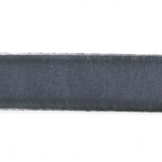 Lacet cuir 10 mm Gris x30cm|raw }}