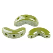 Arcos® par Puca® 5x10 mm - Opaque Green Luster x10g