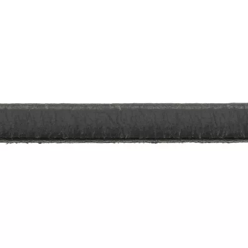 Lacet cuir 5x2 mm Gris x30cm