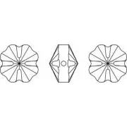 Trèfle PureCrystal 5752 12 mm - Crystal AB x1