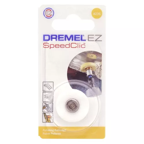 DREMEL® : EZ Speedclic - Disque de polissage tissu 25 mm pour l'argenterie x1