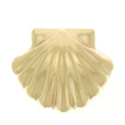 Élément coquillage à coller 14x16 mm - Gold filled (or laminé) x1