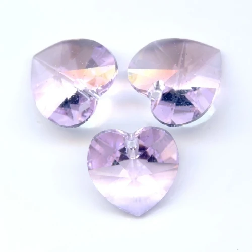 Coeurs PureCrystal 6228 10,3x10 mm Violet x6
