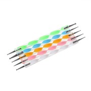 Set de 5 dotting tools double pointes - Multicolore
