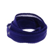 Ruban de soie 10 mm - Bleu marine x85cm|raw }}