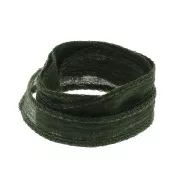 Ruban de soie 10 mm - Kaki x85cm