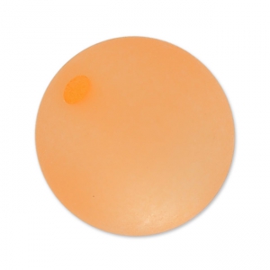 Perle ronde Polaris Dépolie 14 mm Peach x1