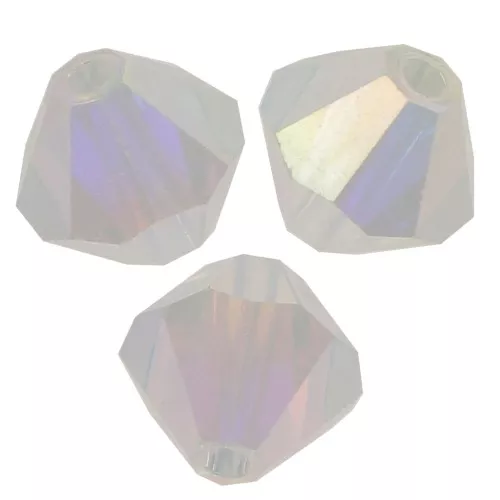 Perles toupies Preciosa - Rondelle Bead 6 mm - Crystal AB 2X x12