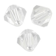 Perles toupies Preciosa - Rondelle Bead 6 mm - Crystal x12