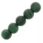 Perles rondes 3 mm pierre gemme - Malachite x25