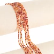 Perles rondes 2 mm pierre gemme - Cornaline x40cm