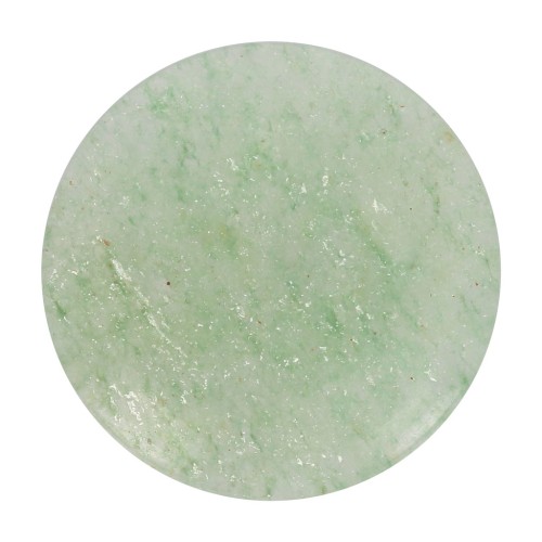 Cabochon rond plat 20 mm - Aventurine x1
