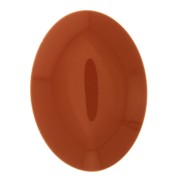 Cabochon ovale en résine opaque 18x13 mm - Terracotta x1|raw }}