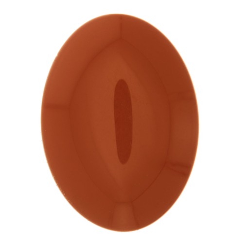 Cabochon ovale en résine opaque 18x13 mm - Terracotta x1