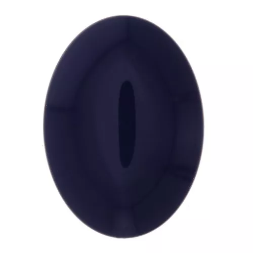 Cabochon ovale en résine opaque 18x13 mm - Bleu marine x1