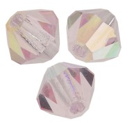 Perles toupies Preciosa - Rondelle Bead 4 mm - Light Rose AB x30