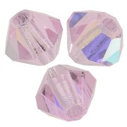 Perles toupies Preciosa - Rondelle Bead 4 mm - Pink Sapphire AB x30|raw }}