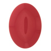 Cabochon ovale en résine opaque 25x18 mm - Rouge clair x1|raw }}