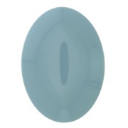 Cabochon ovale en résine opaque 25x18 mm - Bleu x1