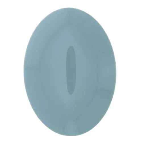 Cabochon ovale en résine opaque 25x18 mm - Bleu x1