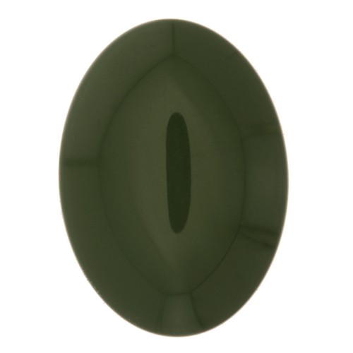 Cabochon ovale en résine opaque 25x18 mm - Olive x1