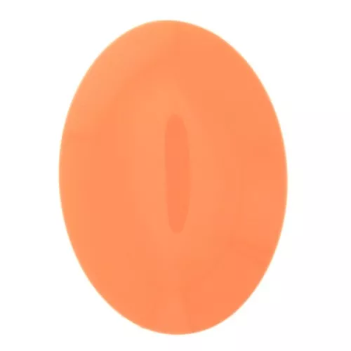 Cabochon ovale en résine opaque 25x18 mm - Corail x1