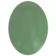 Cabochon ovale en résine opaque 25x18 mm - Vert x1